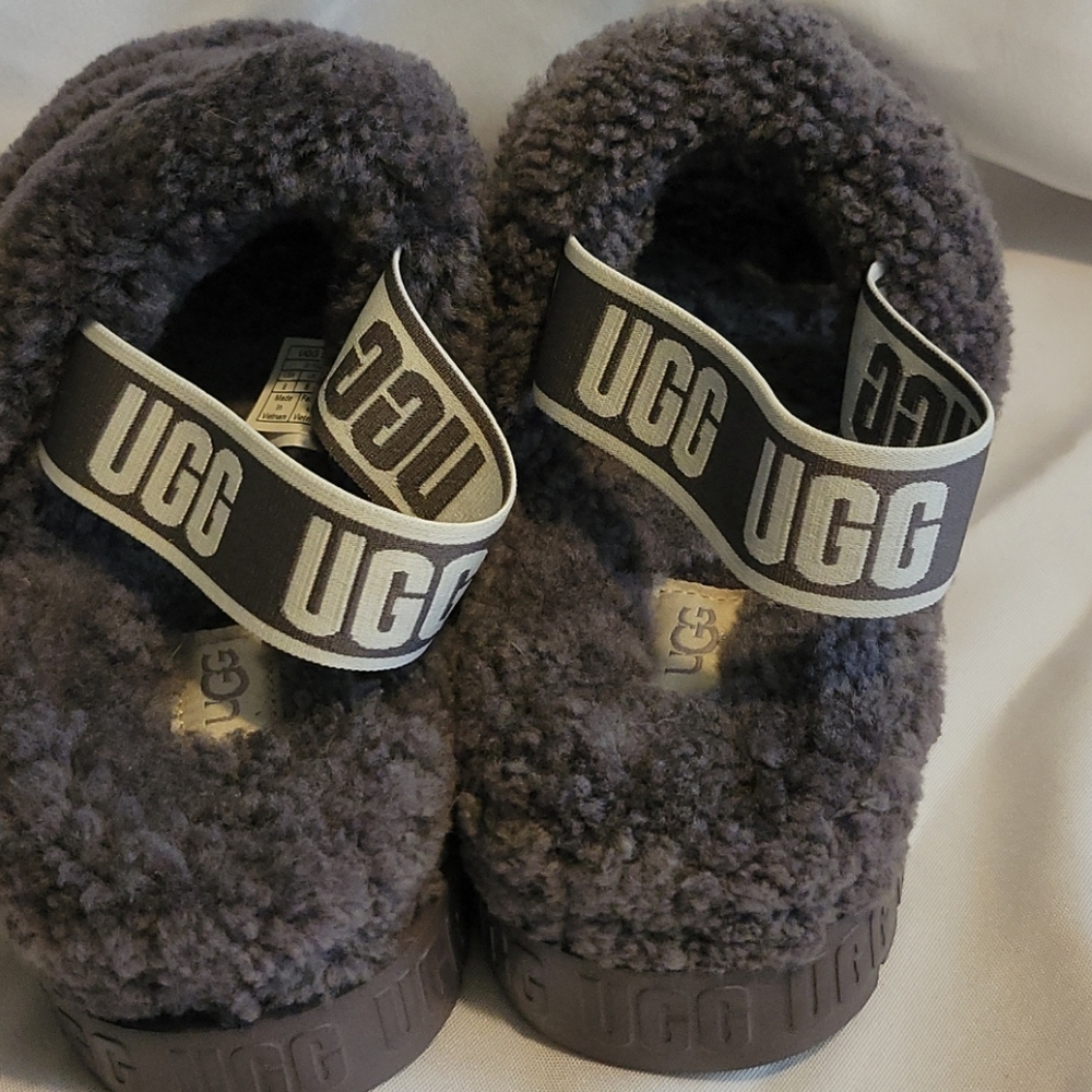 UGG OH FLUFFITA SLINGBACK SLIPPERS